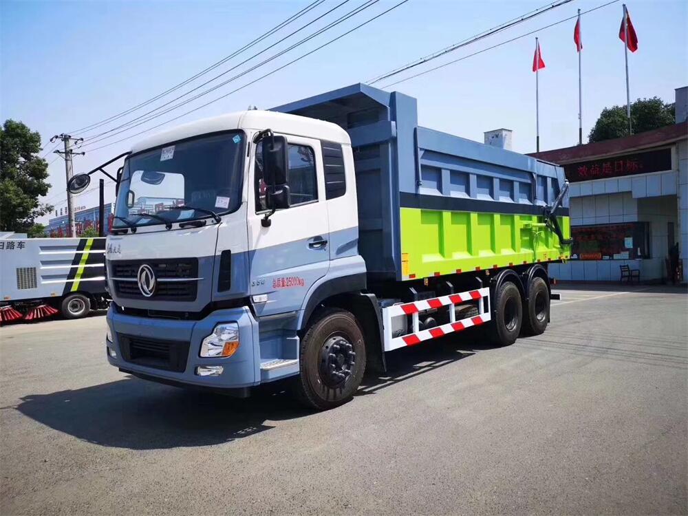 天龍對接式垃圾車-東風天龍25方后雙橋?qū)邮嚼? class=